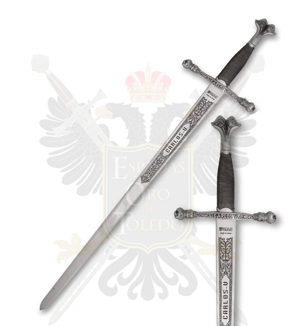 Espada Carlos V plata