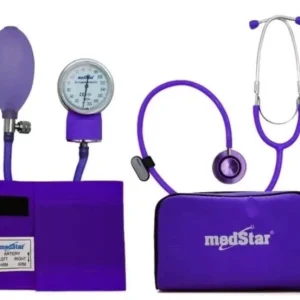 Esfigmomanometro Aneroide con Estetoscopio de una Campana Cat. MES-SLI-HS-50A-F Marca Medstar