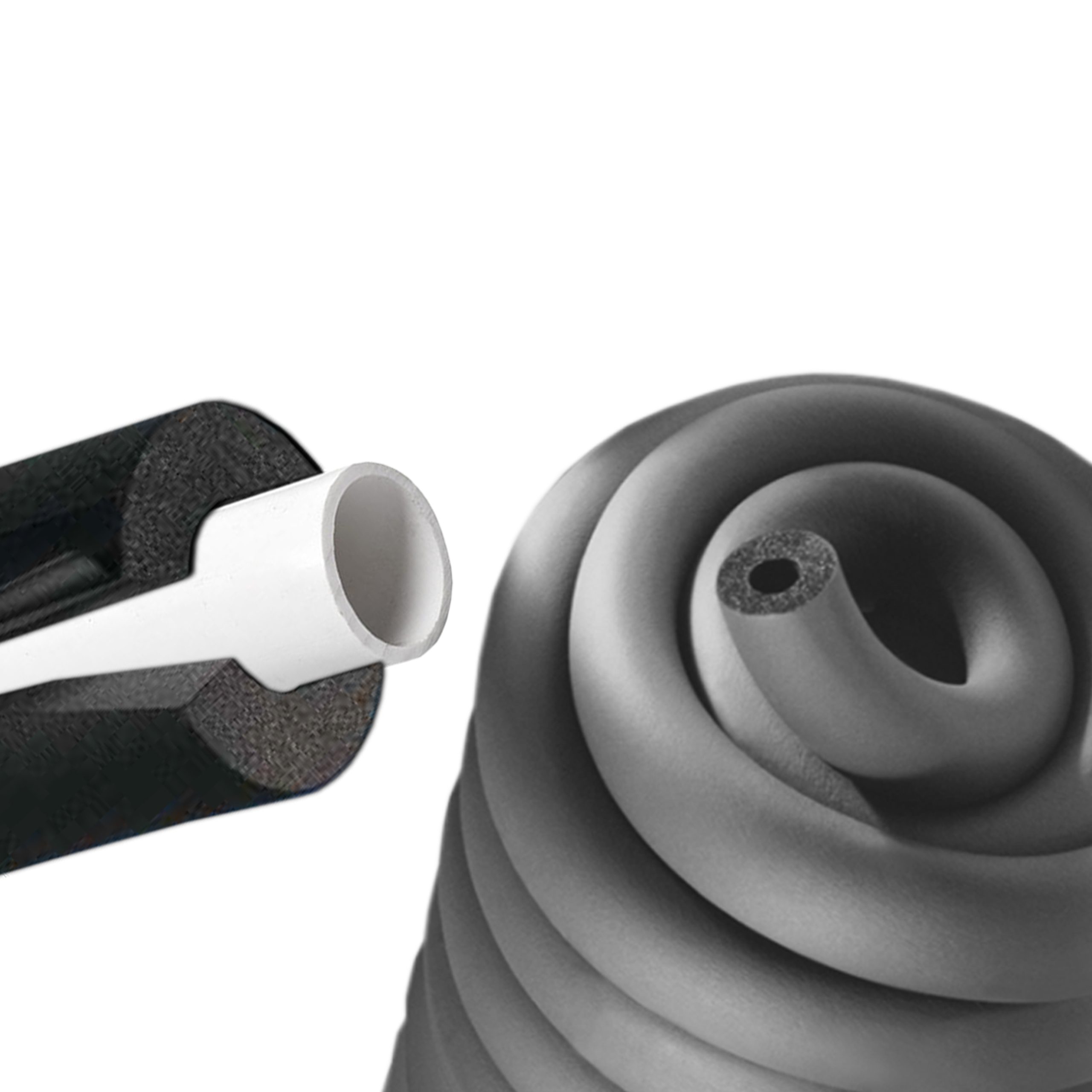 Aislante Para Tubo De 90mm De Espuma Elastomérica Para Calefacción