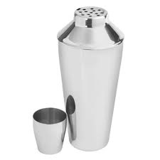 Coctelera 28oz de acero inoxidable, set de 3 piezas