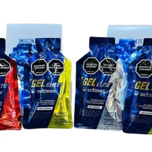 GEL ENERGÉTICO ACTIMAX CON CAFEINA SOBRES 30g – NUTRICIÓN PARA DEPORTISTAS