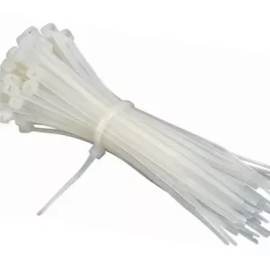 AMARRE PLASTICO 20″ (4.8×500) BLANCO/TRANSP (UE=100)