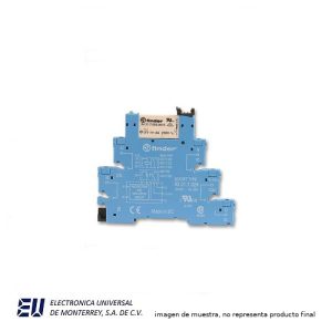 INTERFACE MODULAR C/MINI RELÉ ELECTROMECÁNICO 5 PIN 6 VCD 6A + LED – 38.51.7.006.0050