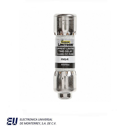 FUSIBLE ACCIÓN LENTA 10X38MM CLASE CC 600Vac 8/10 AMP. – FNQ-R-8/10