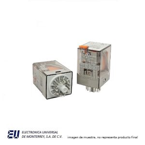 RELEVADOR INDUSTRIAL FINDER UNDECAL 230VCA, 10A, 3PDT + LED – 60.13.8.230.0054