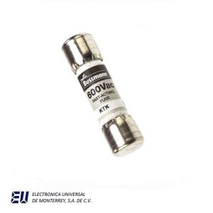 FUSIBLE SUPLEMENTARIO ACCIÓN RÁPIDA 10X38MM, 600V AC, 10A – KTK-10