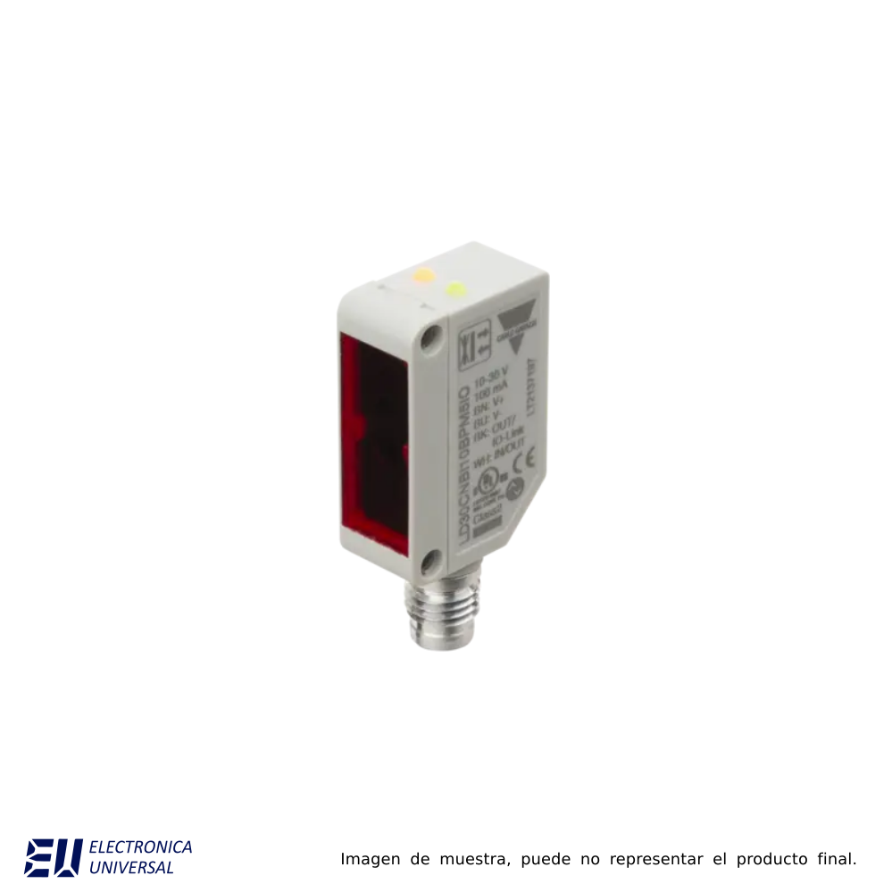 SENSOR FOTOELÉCTRICO REFLEXIÓN DIFUSA, CONECTOR M8, 10-30V, PROGRAMABLE IO-LINK – LD30CNBI10BPM5IO - Imagen 2