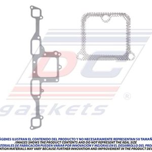 Empaque De Multiple Chev L6 250 Cabeza Y Multiple Admision Integrado Camiones 1975/79 Contenido 2 Piezas 1 Junta Multiple Escape 1 Junta Tubo Escape Dc Ms-4131-E