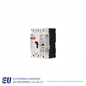 INTERRUPTOR ELECTRÓNICO DE CAJA MOLDEADA, SERIE C, MARCO F, 80A, 240-600VCA, 3 POLOS, LSIG, 35kA – FDE308036L