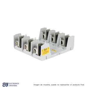 BASE PORTAFUSIBLE MODULAR CLASE R, 3 POLOS, 600V 225-400A – RM60400-3CR