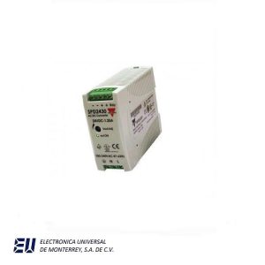 FUENTE DE PODER INPUT 90-260VCA OUTPUT 12VCD, 30W, 2.5 AMP – SPD12301