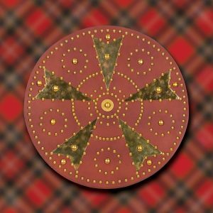 Escudo Targe de las Tierras Altas de Escocia
