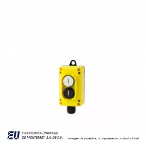 BOTONERA DE CONTROL DE FILA UNICA CON 2 BOTONES PULSADORES – TLP2