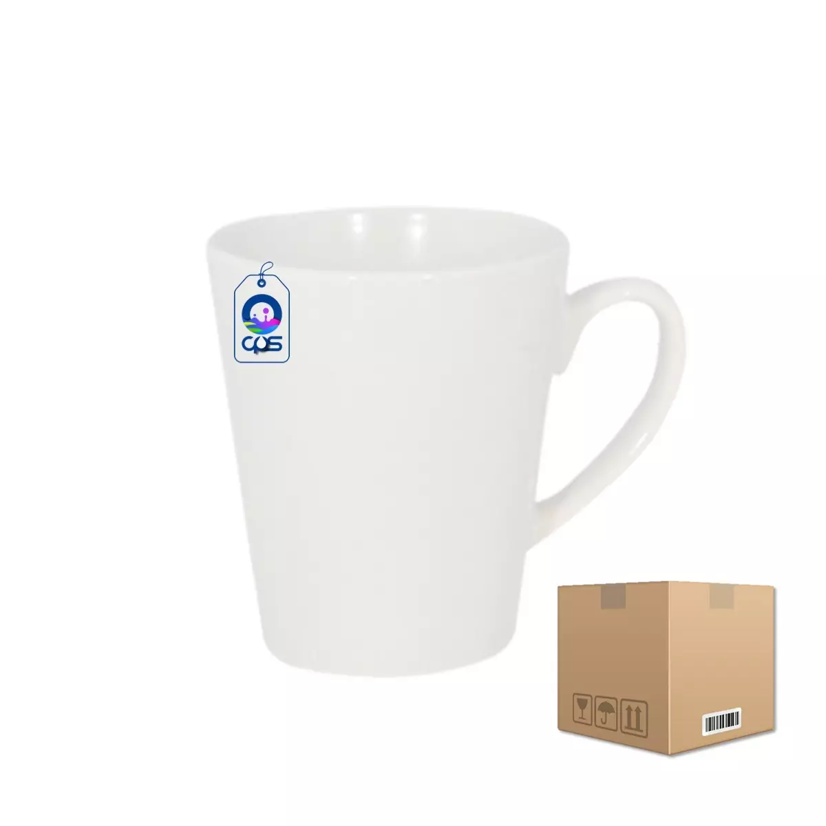 Taza de Cerámica Cónica 12 oz Caja con 36 piezas - Imagen 2