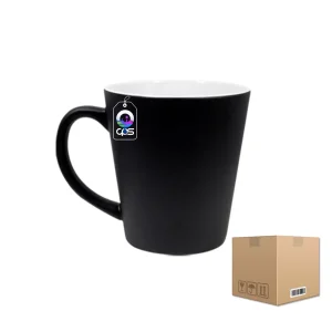 Taza de Cerámica Cónica 12oz Mágica Caja con 36 piezas
