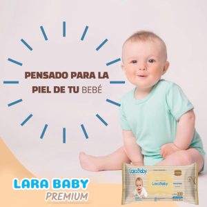 Toalla Humeda Lara Baby, 100 un.