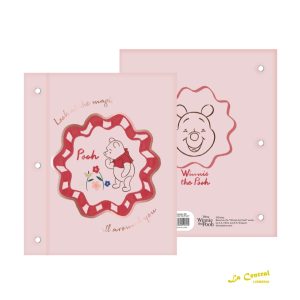 Carpeta Ezco 2 Tapas Winnie The Pooh Rosa Bts 2026