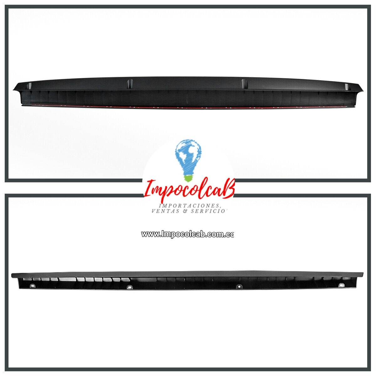 Cubierta protectora negra para moldura de puerta trasera de Dodge Ram 1500 2002-2008 - Imagen 7