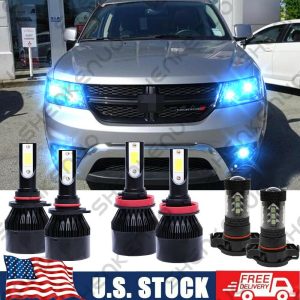 Bombillos LED antiniebla, de alto y bajo Para Dodge Journey