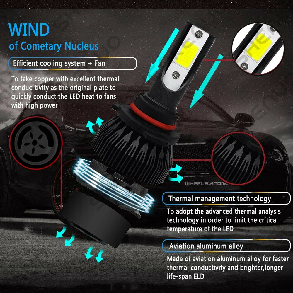 Bombillos LED antiniebla, de alto y bajo Para Dodge Journey - Imagen 5