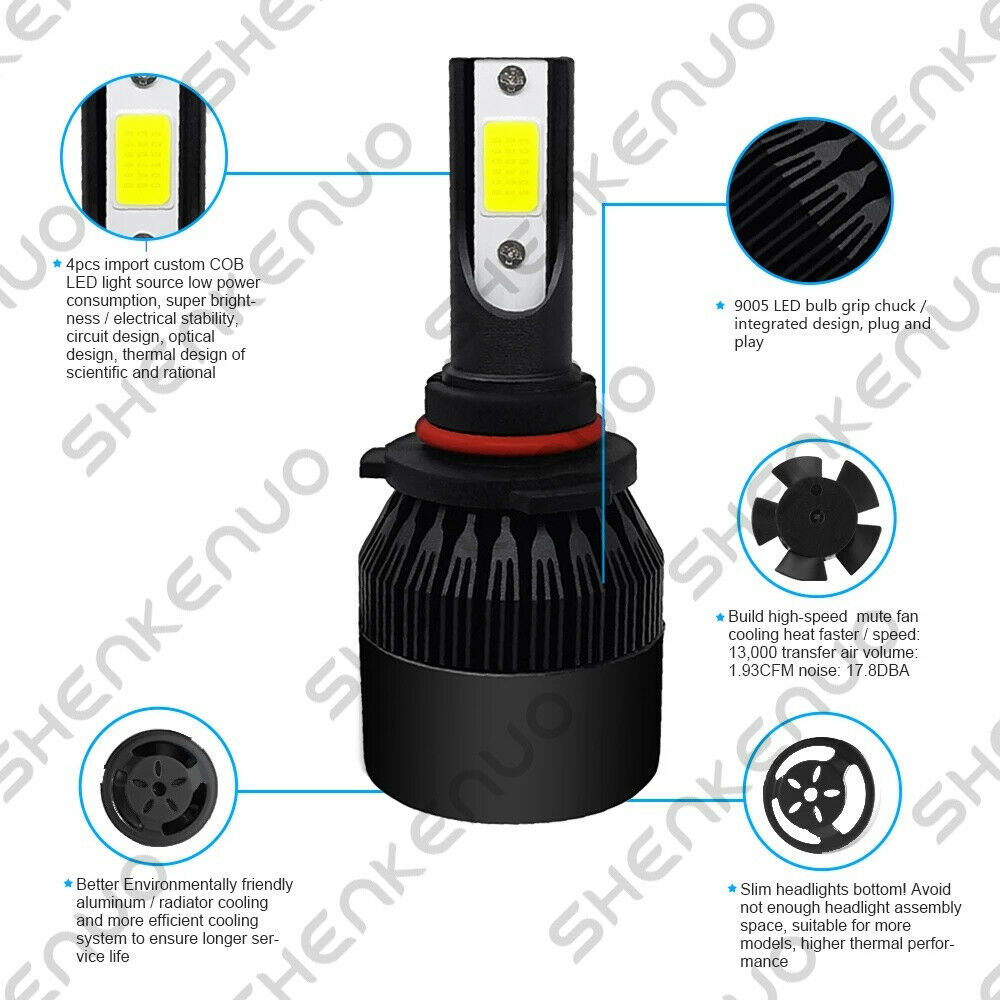 Bombillos LED antiniebla, de alto y bajo Para Dodge Journey - Imagen 4